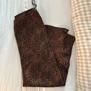 Topshop silk midi skirt size 4